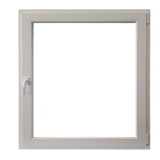 PROZOR PVC 100x120, DKR, bijeli, izo staklo prozirno