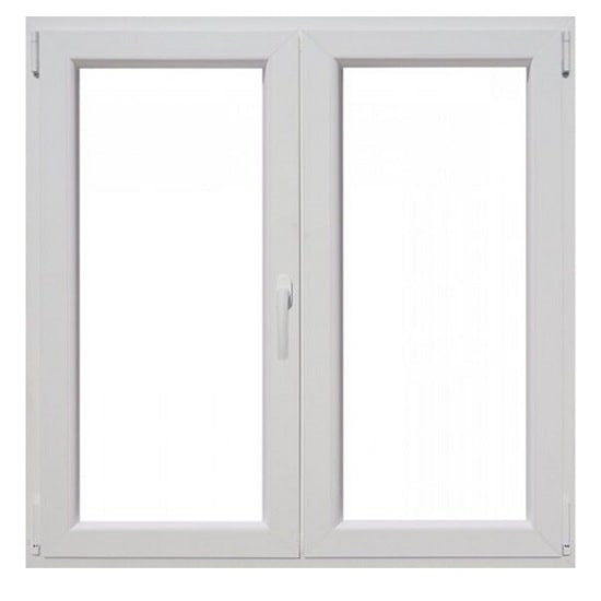 PROZOR PVC 120x120, DKL+DR, bijeli, izo staklo prozirno