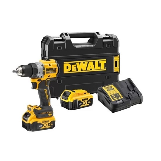 DEWALT AKU UDARNA BUŠILICA 18V XR BRUSHLESS, 2x5,0Ah DCD805P2T
