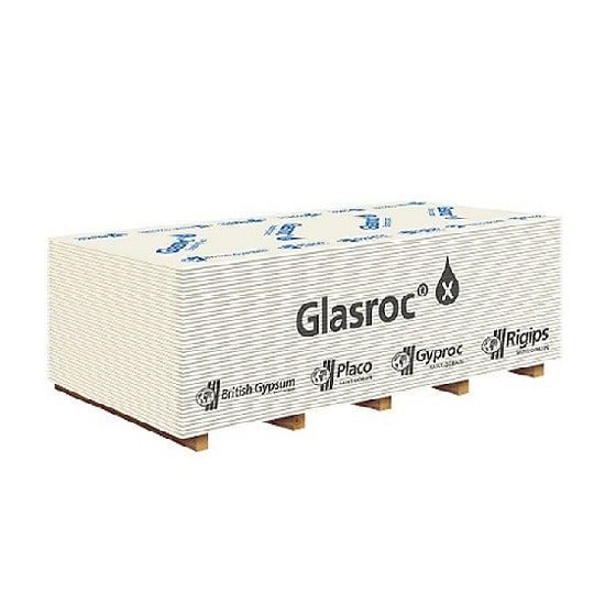 RIGIPS PLOČA 12.5x2000x1250 mm Glasroc X unut./van.