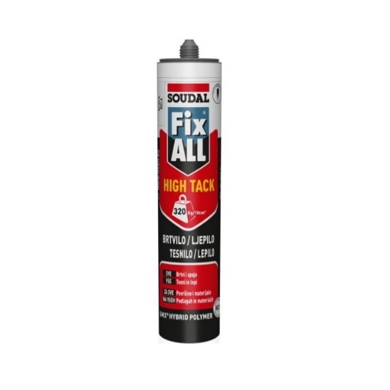 LJEPILO BRTVILO FIX ALL HIGH TACK BIJELA 290 ml SOUDAL