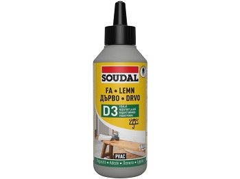 Ljepilo za drvo 65A D3 250 g Soudal