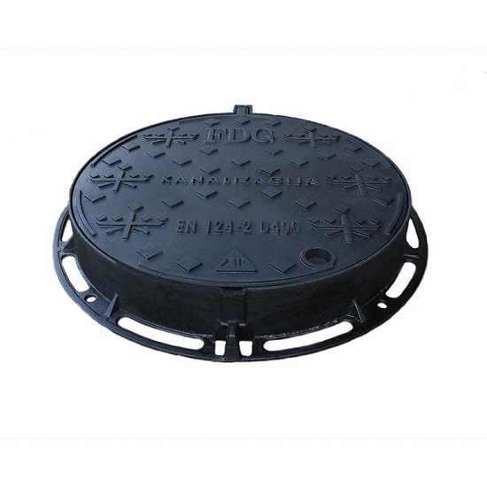 POKLOPAC LŽ 600X600, A 15/ 5T