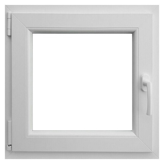PROZOR PVC  60x 60, DKL, bijeli, izo staklo prozirno