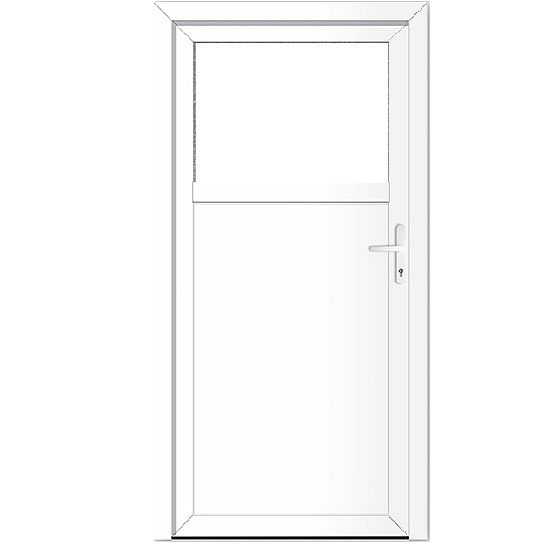 VRATA PVC  80x205, desna, bijela