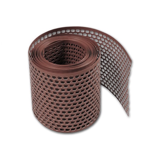 TRAKA ZRAČNIK PVC 10 cm/ 5 m smeđa