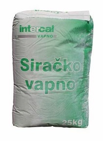 HIDRATNO VAPNO 25 kg Sirač